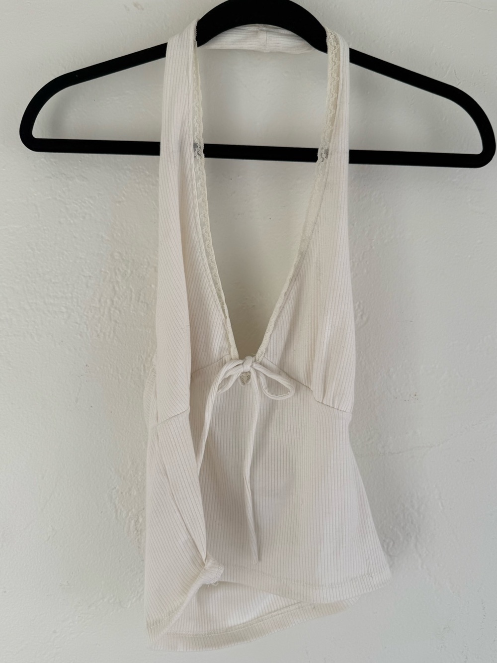 American Eagle Women's Ribbed Halter Top